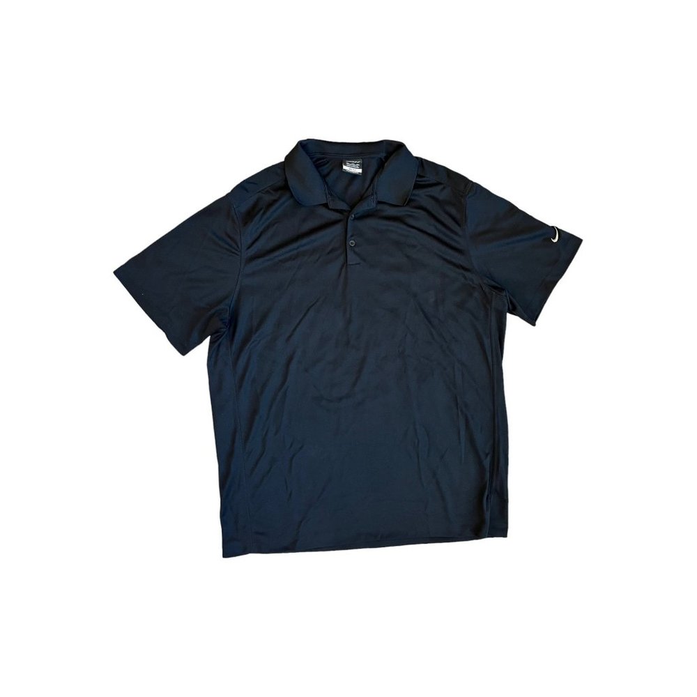 Nike Golf Dri-Fit Black Short Sleeved Polo Men's XXL//Athletic Wear